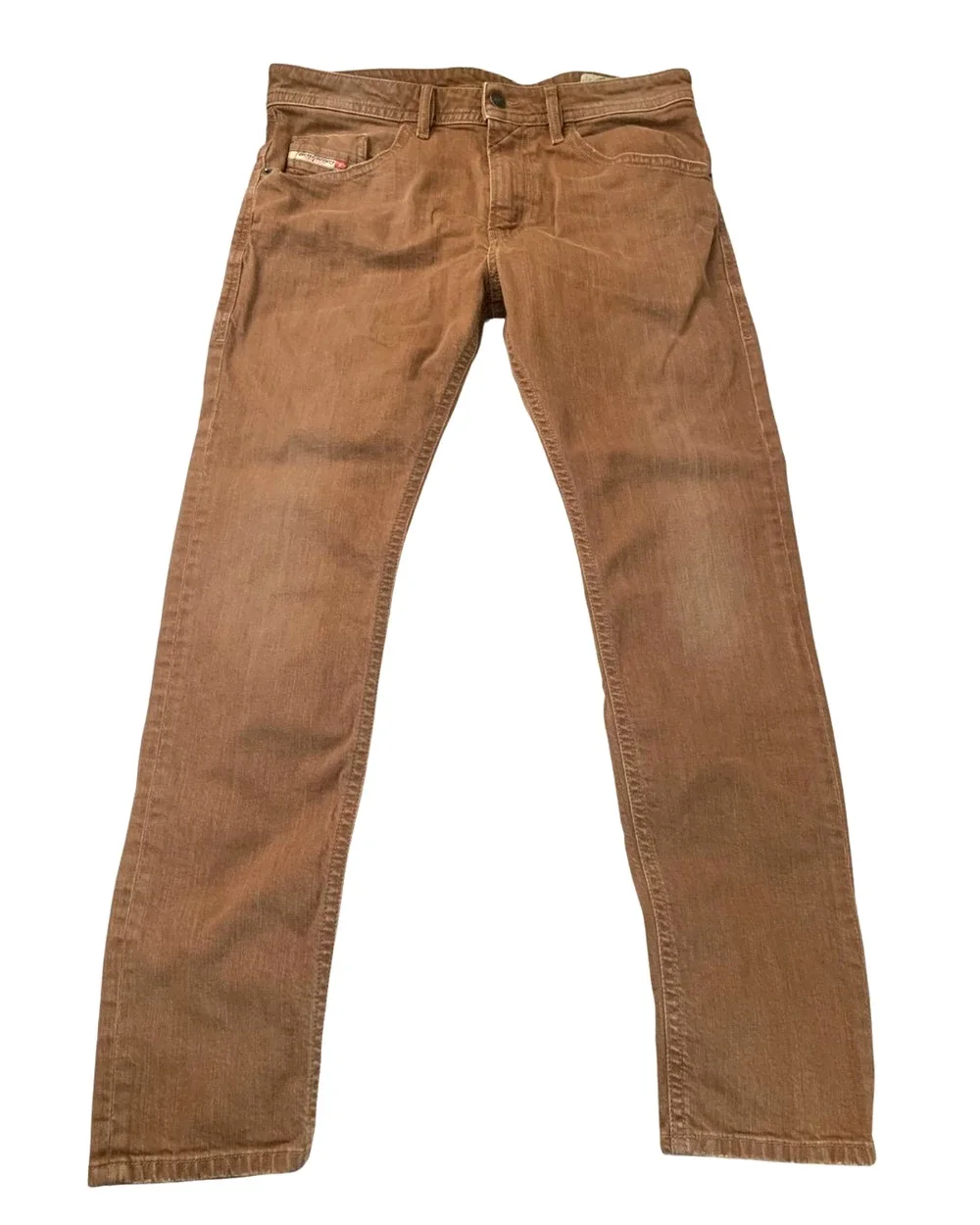 Diesel Mens Thommer-SP Slim-Skinny Jeans Size 32 x 30 Brown 0890E Fall Indie